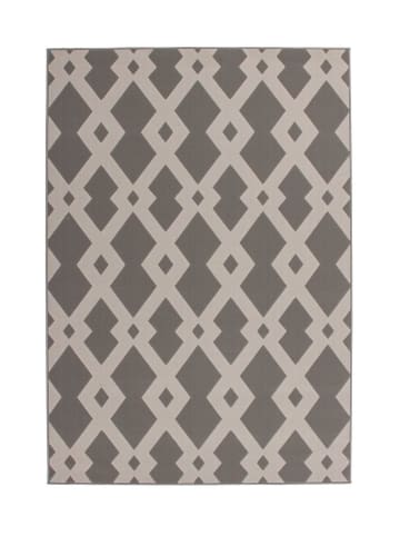 Kayoom Kurzflor Teppich Now in taupe - rechteckig