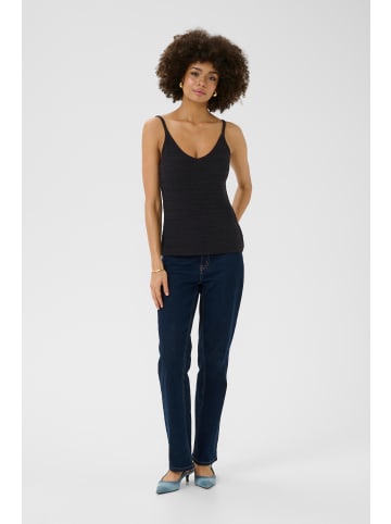 CULTURE Ärmellose Bluse CUalicie Fitted in Black