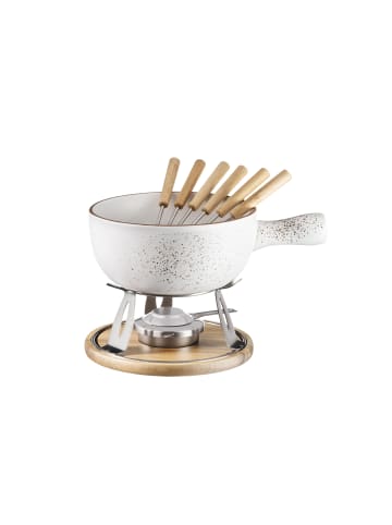 Mäser Käsefondue Set, Steinzeug Pintar in Creme