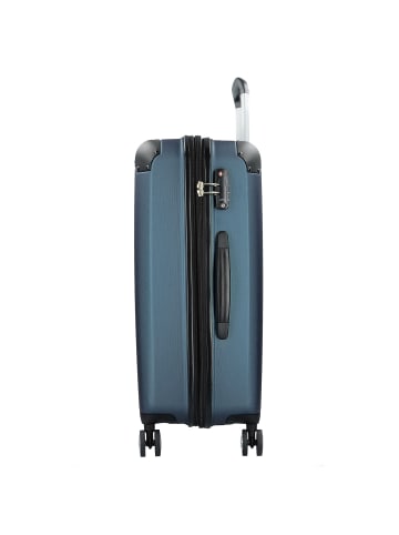 travelite City M 4-Rollen Trolley 68 cm marine