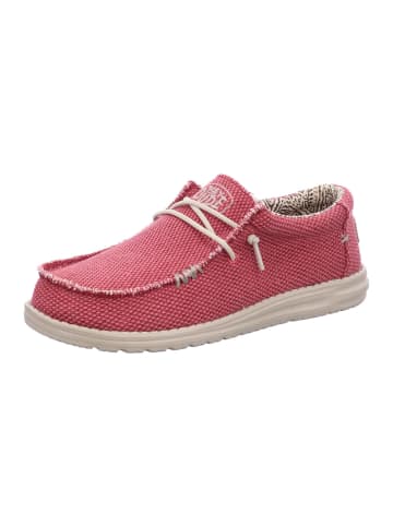 Hey Dude Halbschuhe WALLY BRAIDED in POMPEIAN RED