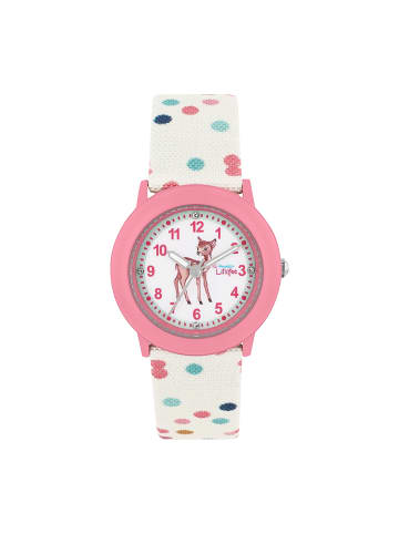 Prinzessin Lillifee Quarzuhr Textil, Alloy in Rosa