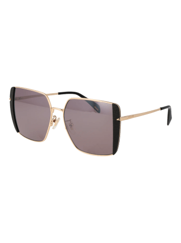 Police Frauen Sonnenbrille Quadratisch Gold
