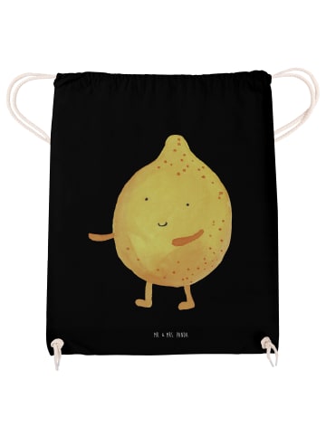 Mr. & Mrs. Panda gymnastiktasche Beste Freunde Zitrone ohne Spruch in Schwarz