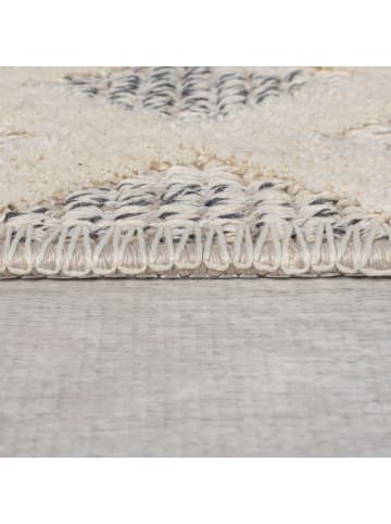 KADIMA DESIGN Waschbarer Teppich Streifen, Küche schmutzabweisend in Grau-Beige