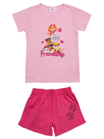 United Labels Paw Patrol Schlafanzug  Kurzarm in rosa