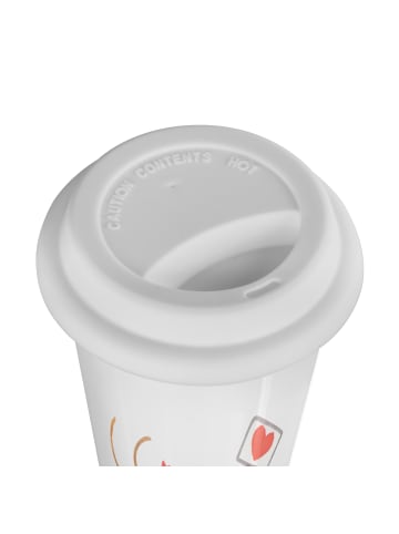 Mr. & Mrs. Panda Kaffeebecher To Go Spinne Agathe Motivation mit... in Weiß