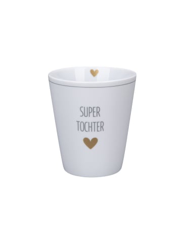 Krasilnikoff Happy Mug Becher Super in weiss