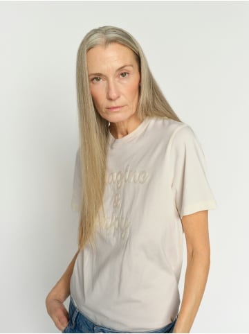 Mos Mosh MMMakri O-SS Tee in Ecru