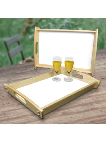 Mr. & Mrs. Panda tablett holz Igel Familie ohne Spruch in Blau Pastell