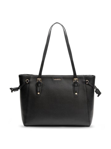 Lazarotti Bologna Leather Shopper Tasche Leder 36 cm in black