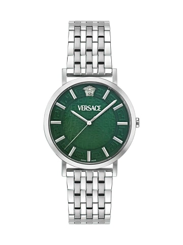 Versace Analoguhr für Herren in silber