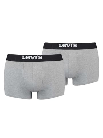 Levi´s Boxershort 2er Pack in Grau Melange