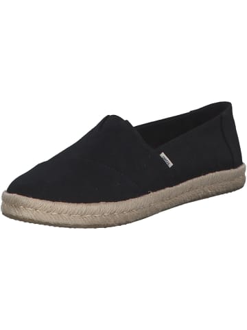 TOMS Slipper in BLK Rec Slubby