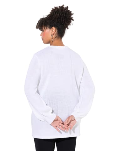 MIAMODA Pullover in schneeweiß