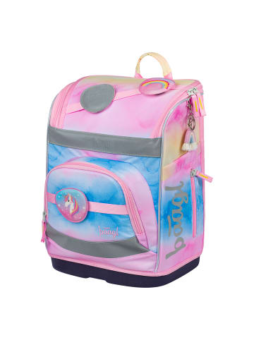 BAAGL Schulranzen Zippy plus in Rosa Regenbogen Einhorn - 28x37x20cm
