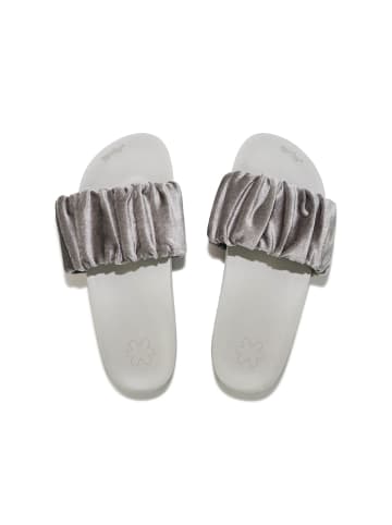 Flip Flop Sandale "pool*gentle velvet" in grau