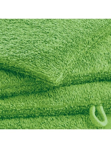 Erwin Müller Waschhandschuh 4er-Pack Ludwigsburg in apfelgrün