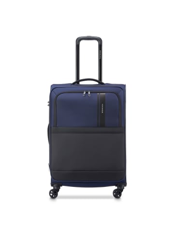 Roncato Metropolitan 4 Rollen Trolley 66 cm mit Dehnfalte blue