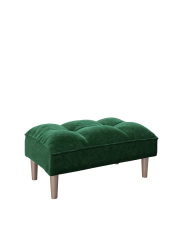 Playboy Ottoman "SCARLETT" in Petrol -  (B)88 x (H)43.5 x (T)57cm