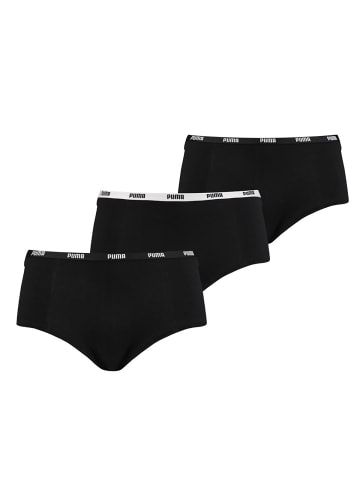 Puma Panty 3er Pack in Schwarz