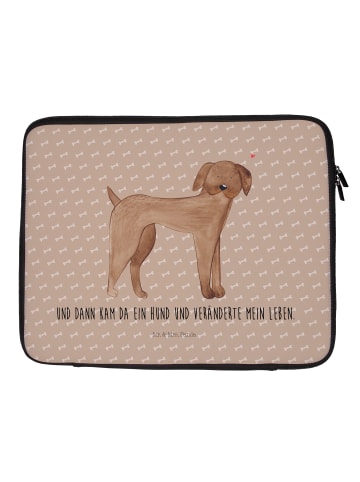 Mr. & Mrs. Panda Notebook Tasche Hund Dogge mit Spruch in Hundeglück