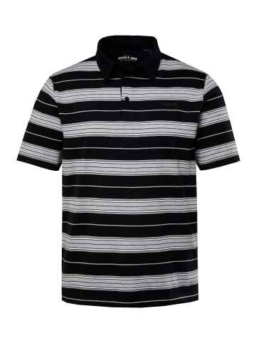 John F. Gee Poloshirt in schwarz