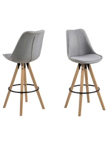 ebuy24 Barhocker Dima Grau 2er Set