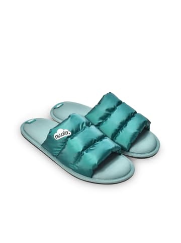 nuvola Hausschuhe "Zueco Spring" in Smaragdgrün