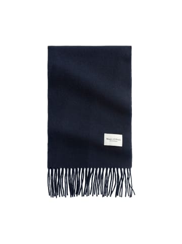 Marc O'Polo Schal mit Fransen in deep night blue
