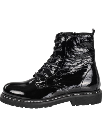 Palado Schnürstiefeletten Biak in Schwarz (Glanz)