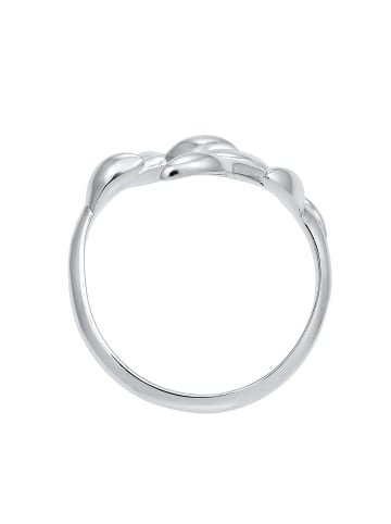 Elli Ring 925 Sterling Silber Blatt in Silber