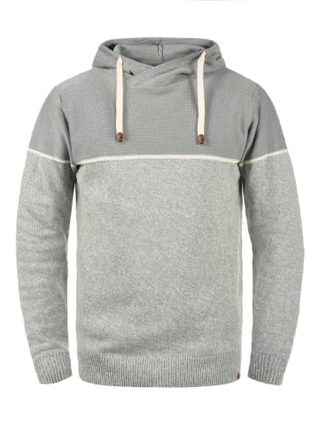 INDICODE Kapuzenpullover IDLynde 35419MM Strickpulli aus Feinstrick in hellgrau