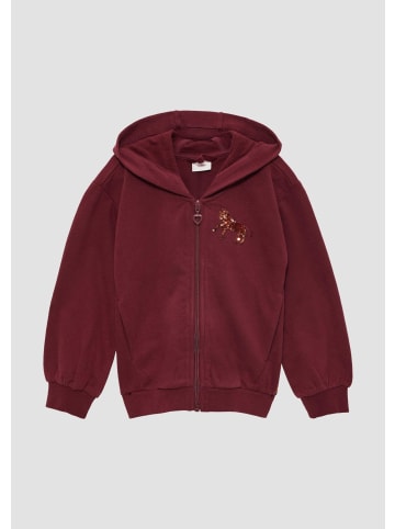 s.Oliver Sweatshirt Jacke in 4581_bordeaux