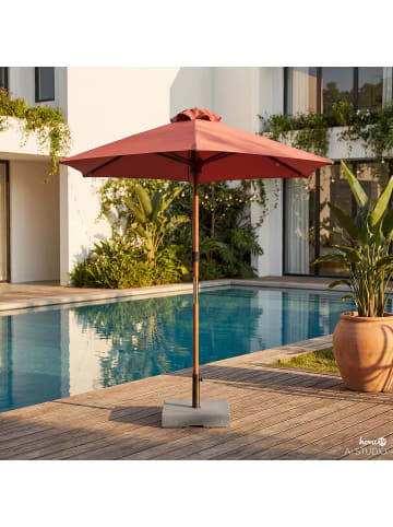 home24 Sonnenschirm Growora in Terracotta