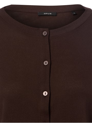 OPUS Jerseyjacke Sandros in schoko - 0001