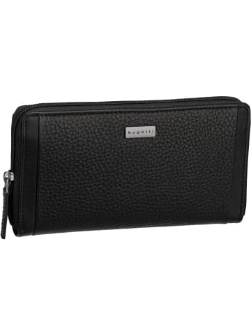 Bugatti Geldbörse Sina Ladies Long Zip Wallet in Schwarz