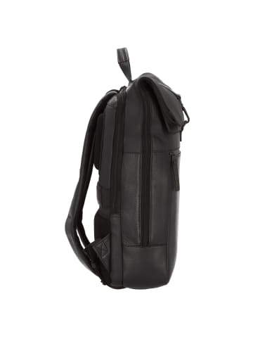 Jost Stockholm Rucksack 44 cm Laptopfach in schwarz