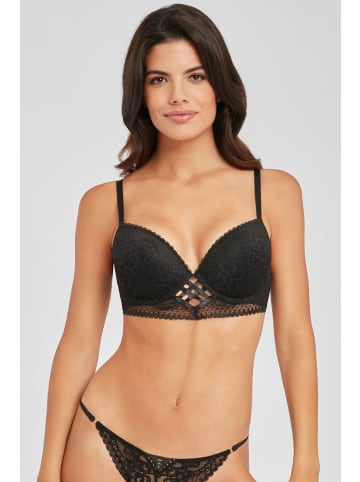 LASCANA Push-up-BH in schwarz