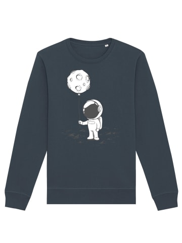 wat? Apparel Sweatshirt Kleiner Astronaut in India Ink Grey