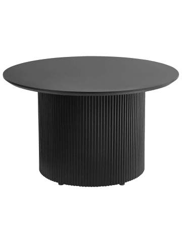 Beliani Couchtisch LEONA in Schwarz - (W) 70 x (H) 43 x (L) 70 cm