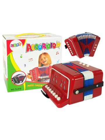 Wisam Akkordeon-Instrument für kleine Musikanten Rot