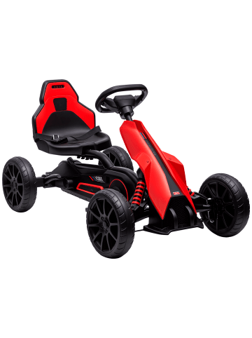 HOMCOM Gokart Tretauto Rot