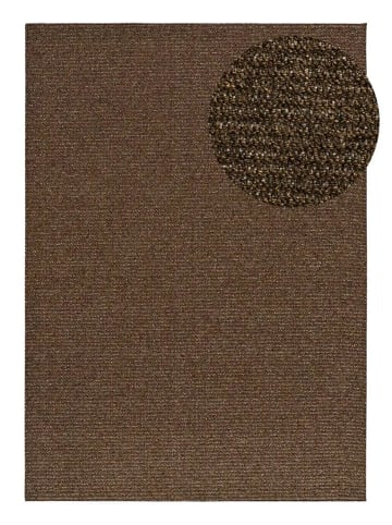 Atticgo Waschbarer Kurzflor-Teppich Schlinge LUMEN in Braun