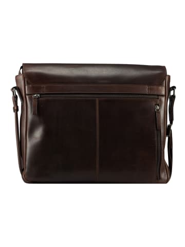 Jost Lund Aktentaschen Messenger Leder 41.5 cm Laptopfach braun