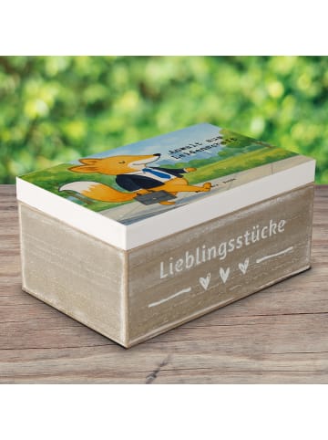 Mr. & Mrs. Panda Deko Box Anwalt Leidenschaft Design mit Spruch in Weiß