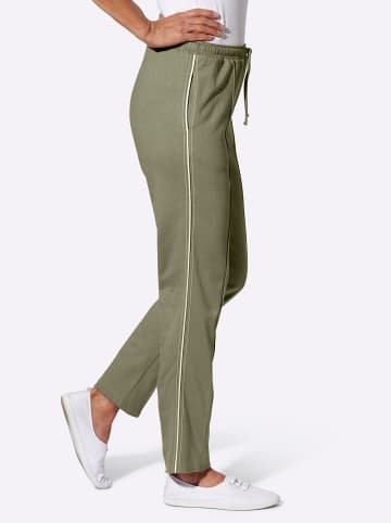 Sieh an! Jersey-Hose in khaki