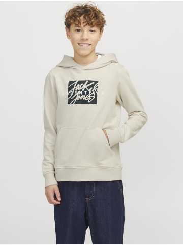 JACK & JONES Junior Kapuzenpullover in Moonbeam