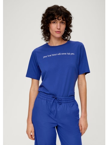 s.Oliver T-Shirt kurzarm in Blau