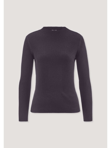 Hessnatur Strick Pullover in dunkle traube